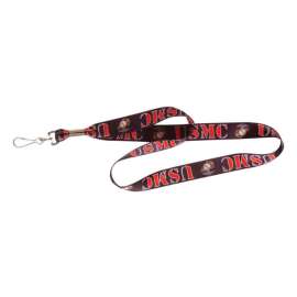 Hillman United States Marine Corps Polyester Multicolored Decorative Key Chain Lanyard