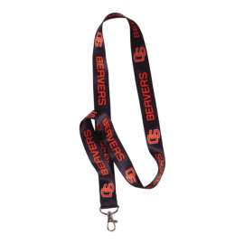 Hillman Oregon Beavers Polyester Multicolored Decorative Key Chain Lanyard