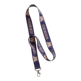 Hillman Washington Huskies Polyester Multicolored Decorative Key Chain Lanyard