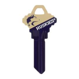 Hillman Washington Huskies Painted Key House/Office Universal Key Blank Single