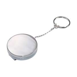 Hillman Steel Silver Retractable Cord Key Chain