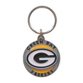 Hillman Green Bay Packers Metal Multicolored Key Chain