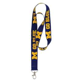 Hillman University of Michigan Polyester Assorted Decorative Key Chain Lanyard