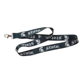 Hillman Michigan State Polyester Multicolored Decorative Key Chain Lanyard