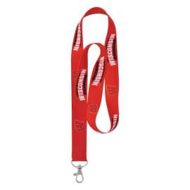 Hillman Wisconsin Badgers Polyester Multicolored Decorative Key Chain Lanyard