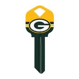 Hillman Green Bay Packers Painted Key House/Office Universal Key Blank Single