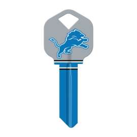 Hillman Detroit Lions Painted Key House/Office Universal Key Blank Single