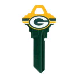 Hillman Green Bay Packers Painted Key House/Office Universal Key Blank Single