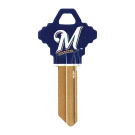 Hillman Milwaukee Brewers Painted Key House/Office Universal Key Blank Single