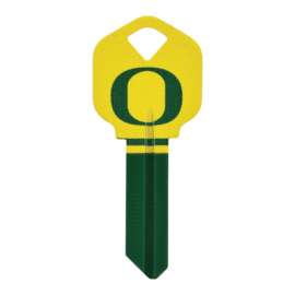 Hillman University of Oregon Painted Key House/Office Universal Key Blank Single