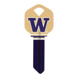 Hillman University of Washington Painted Key House/Office Universal Key Blank Single