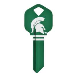 Hillman Michigan State Spartans Painted Key House/Office Universal Key Blank Single