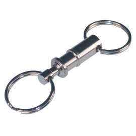 Hillman Metal Silver Valet Key Chain