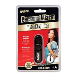 Sabre Black Plastic Personal Security Alarm