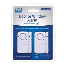 Sabre White Plastic Door or Window Alarm