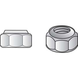 Hillman #10-32 Stainless Steel SAE Nylon Lock Nut 100 pk