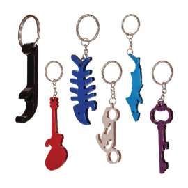Hillman 1 in. D Steel Assorted Bottle Opener Keychain
