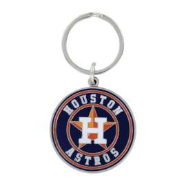 Hillman Houston Astros Metal Silver Decorative Key Chain
