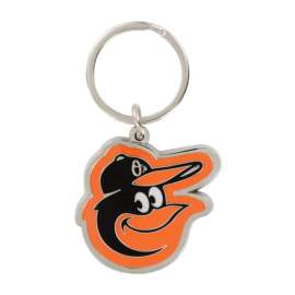 Hillman Baltimore Orioles Metal Silver Decorative Key Chain