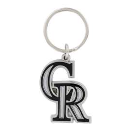 Hillman Colorado Rockies Metal Silver Decorative Key Chain