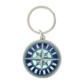 Hillman Seattle Mariners Metal Silver Decorative Key Chain