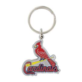 Hillman St. Louis Cardinals Metal Silver Decorative Key Chain