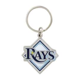 Hillman Tampa Bay Rays Metal Silver Decorative Key Chain