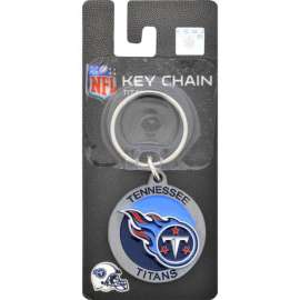 Hillman Tennessee Titans Metal Silver Decorative Key Chain