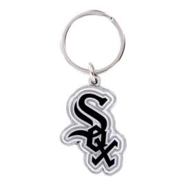 Hillman Chicago White Sox Metal Silver Decorative Key Chain