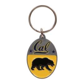 Hillman University of California Berkeley Metal Silver Decorative Key Chain