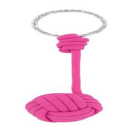 Hillman Nylon Silver Paracord Knot Key Chain
