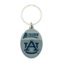 Hillman Auburn University Metal Silver Decorative Key Chain