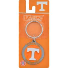Hillman Tennessee Volunteers Metal Silver Decorative Key Chain