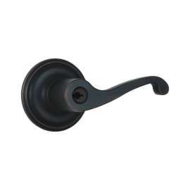 Brinks Push Pull Rotate Glenshaw Oil Rubbed Bronze Entry Lever KW1 1.75 in.