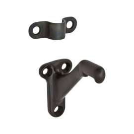 Ives Black Aluminum Handrail Bracket