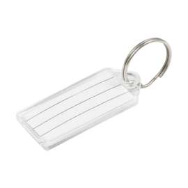 Hillman Metal Silver Labeling/ID Key Ring
