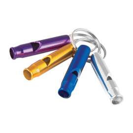 Performance Tool Aluminum Assorted Whistle Key Chain