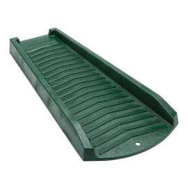 Amerimax 2.5 in. H X 11.5 in. W X 24 in. L Green Vinyl Splash Block