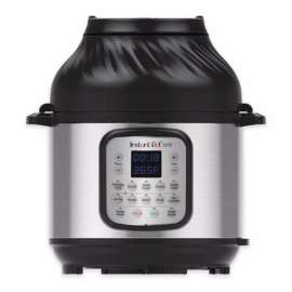 Instant Pot Duo Crisp Stainless Steel Pressure Cooker 8 qt Black/Silver