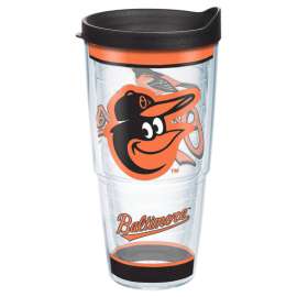 Tervis MLB 24 oz Baltimore Orioles Multicolored BPA Free Tumbler with Lid