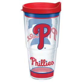 Tervis MLB 24 oz Philadelphia Phillies Multicolored BPA Free Tumbler with Lid