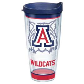 Tervis Collegiate 24 oz Arizona Wildcats Multicolored BPA Free Tumbler with Lid