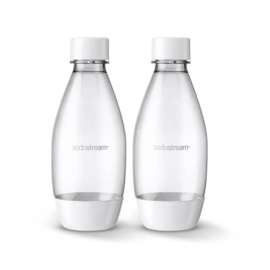 SodaStream White 0.5 L Carbonator Bottle 2 pk