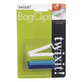 Twixit Multicolored Plastic Bag Clips