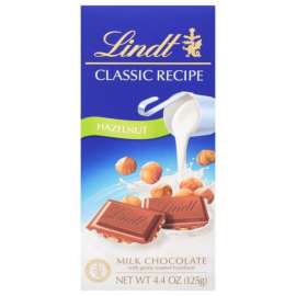 Lindt Classic Recipe Hazelnut Chocolate Bar 4.4 oz