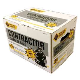Steel Grip 42 gal Contractor Bags Twist Tie 40 pk