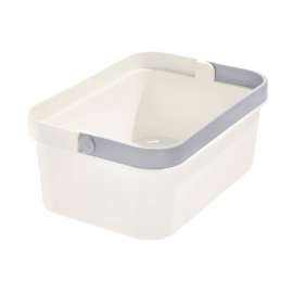 InterDesign Coconut Plastic Shower Basket