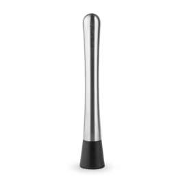 Final Touch Black/Silver Plastic/Stainless Steel Muddler