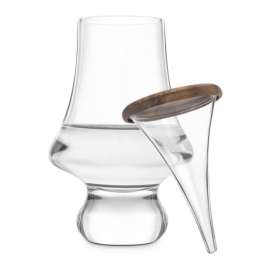 Final Touch 6.5 oz Clear Glass/Silicone Whiskey Dropper Set