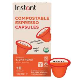 Instant Leggero Light Roast Espresso Capsules 10 pk
